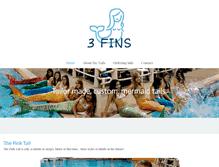 Tablet Screenshot of 3-fins.com